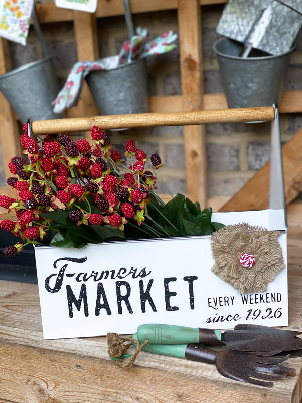 Farmer's Market enamel bucket